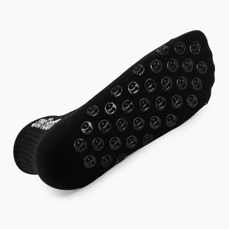 Detské futbalové ponožky OneTeam Precision Grip non-slip 2-pack black 5