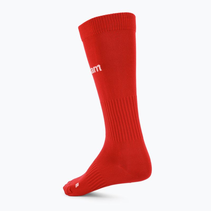 Detské futbalové ponožky OneTeam Precision football socks set 2-pack červený 2