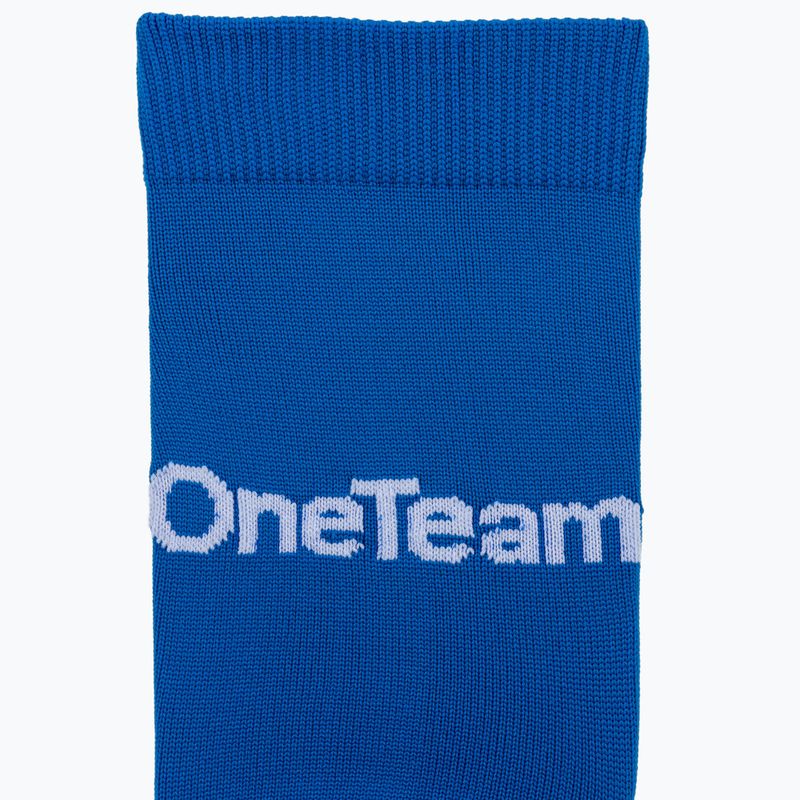 Futbalové ponožky OneTeam Precision football socks set 2-pack blue 3