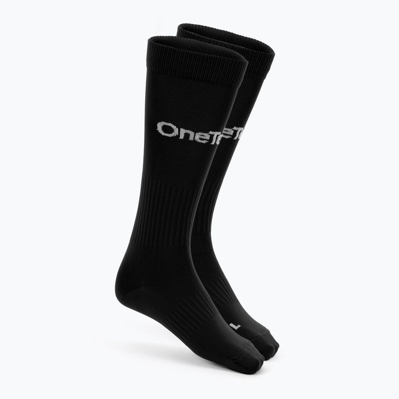 Futbalové ponožky OneTeam Precision football socks set 2-pack čierny