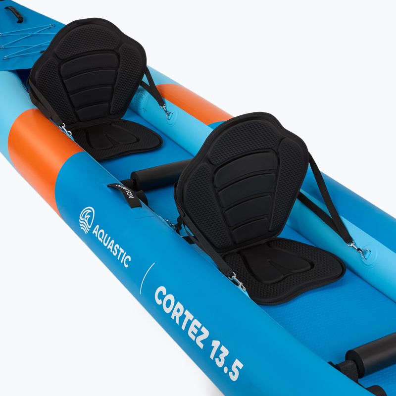Nafukovací kajak pre 2 osoby AQUASTIC Cortez 13'5" 410 cm niebieski 6