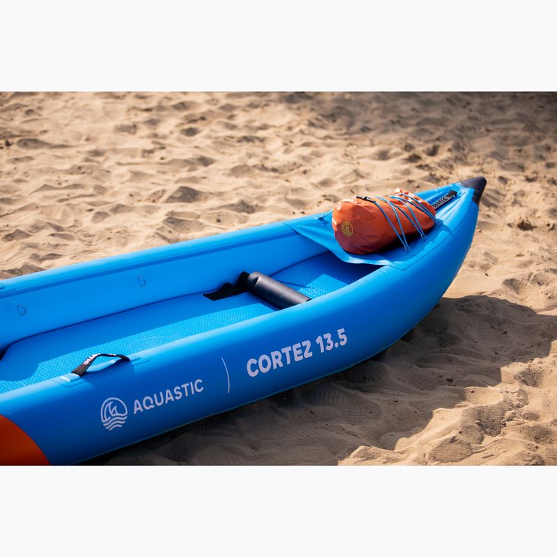 Nafukovací kajak pre 2 osoby AQUASTIC Cortez 13'5" 410 cm niebieski 21