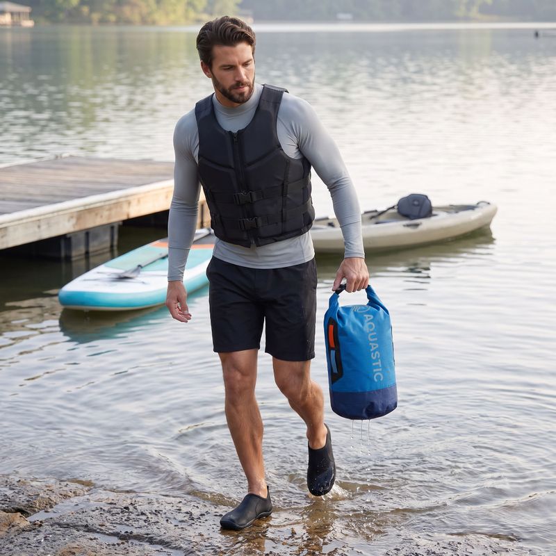 Vodotesný vak AQUASTIC Dry Bag 8 l Nylon/TPU blue 5