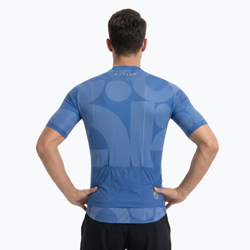 Pánsky cyklistický dres ATTABO Vites navy blue 2