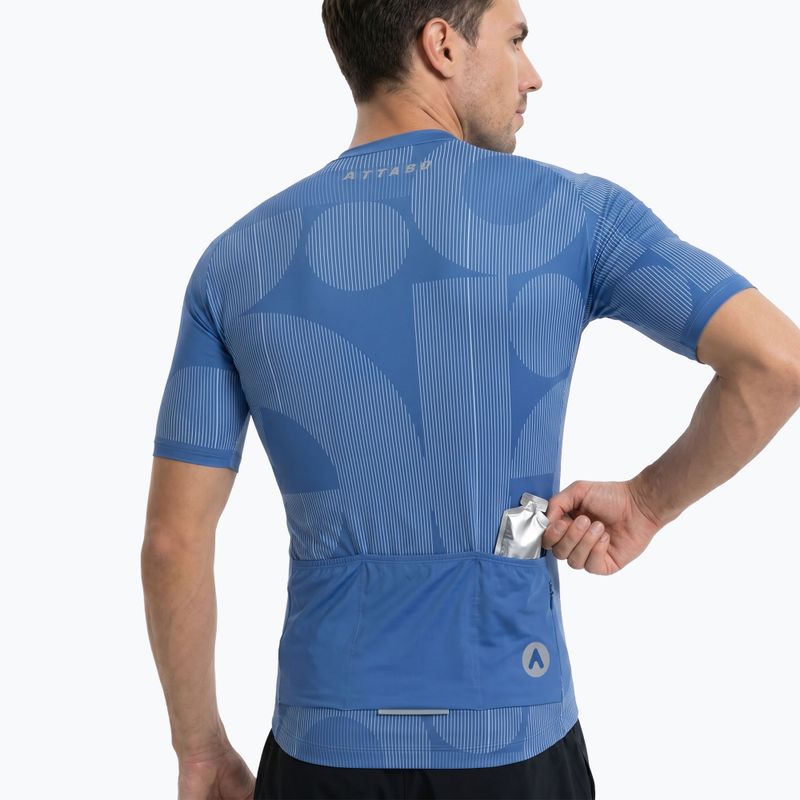 Pánsky cyklistický dres ATTABO Vites navy blue 4