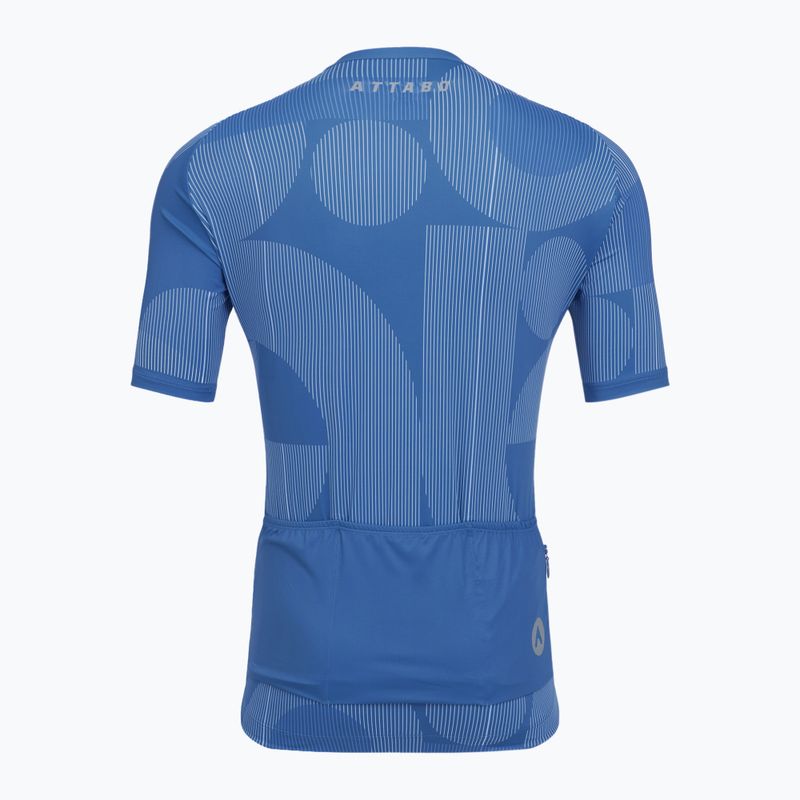 Pánsky cyklistický dres ATTABO Vites navy blue 2