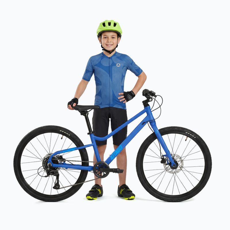 Detský cyklistický dres ATTABO Vites navy blue 5