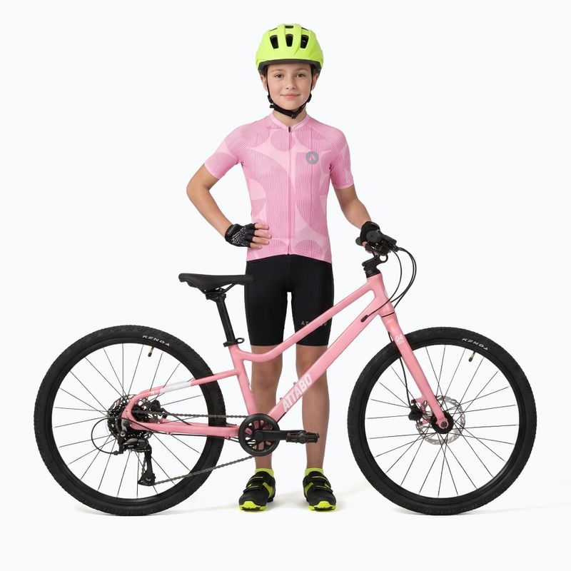 Detský cyklistický dres ATTABO Vites WMNS pink 5