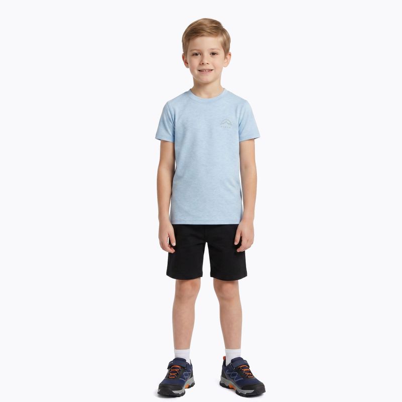 Detské trekingové tričko KADVA Merivra merino blue 3