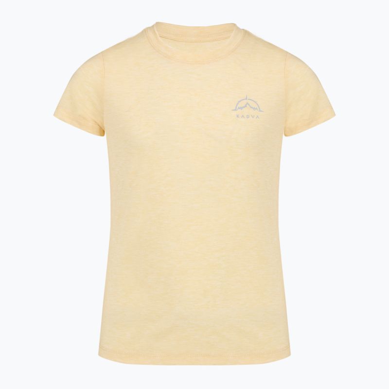 Detské trekingové tričko KADVA Merivra merino peach