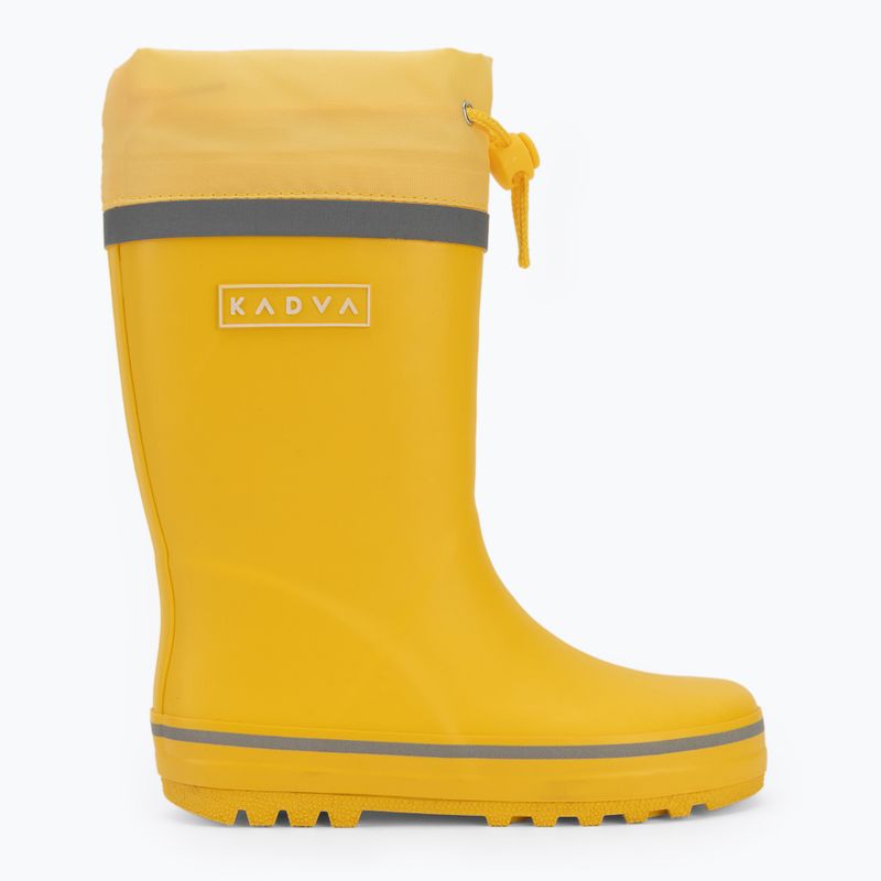 Detské gumáky KADVA PuddleProof JR s reflexnými prvkami žlté 5