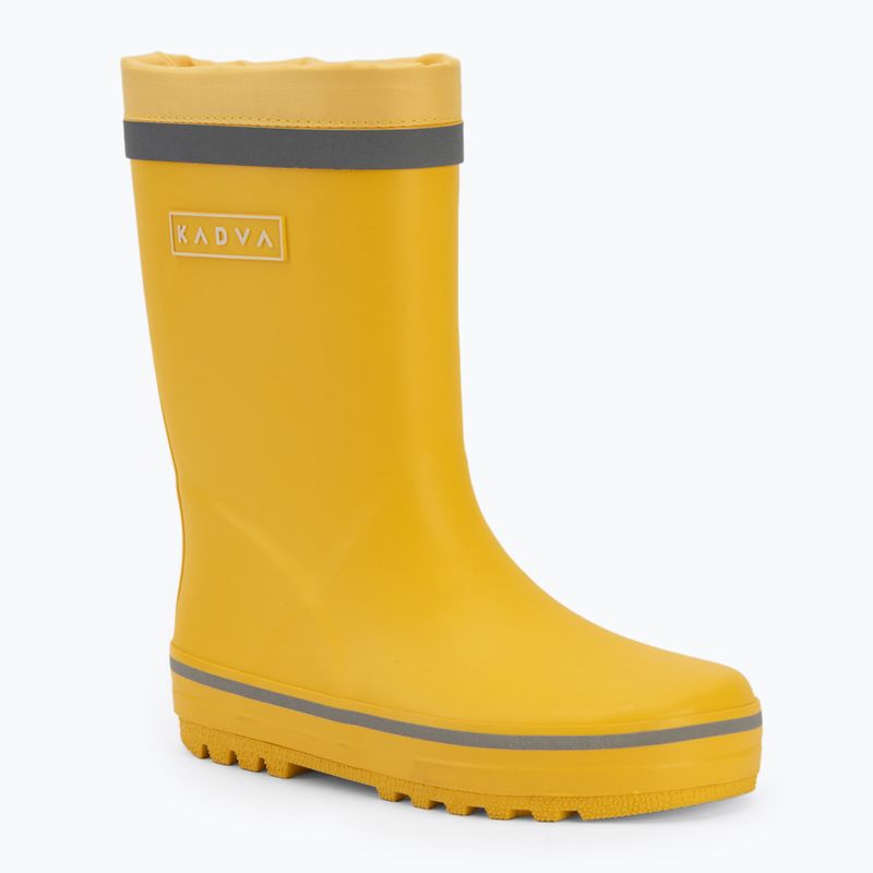 Detské gumáky KADVA PuddleProof JR s reflexnými prvkami žlté 11