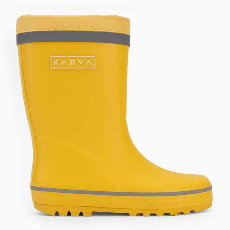 Detské gumáky KADVA PuddleProof JR s reflexnými prvkami žlté 12