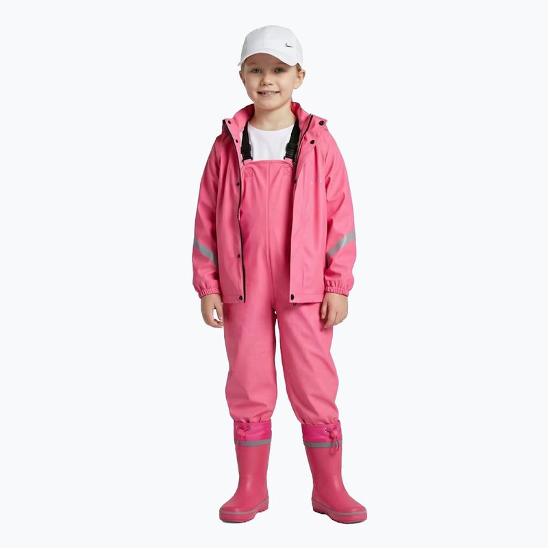 Detské gumáky KADVA PuddleProof JR s reflexnými prvkami ružové 2