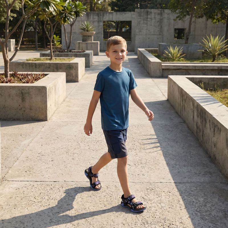 Detské turistické sandále KADVA Vite JR navy blue 5
