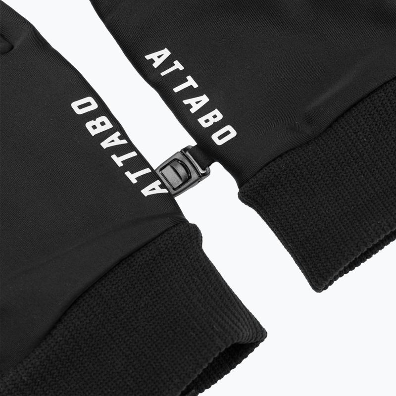 Cyklistické rukavice ATTABO LOREEF GLOVES vetruodolné zateplené black 7