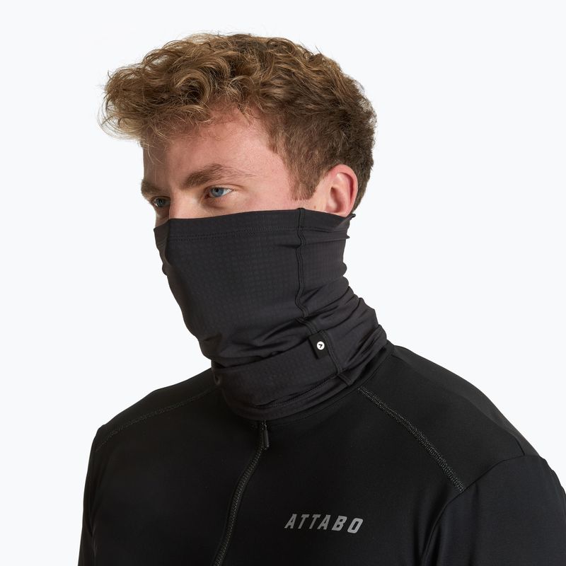 Cyklistický nákrčník ATTABO LOREEF MULTIFUNCTIONAL BAND zateplený black 3
