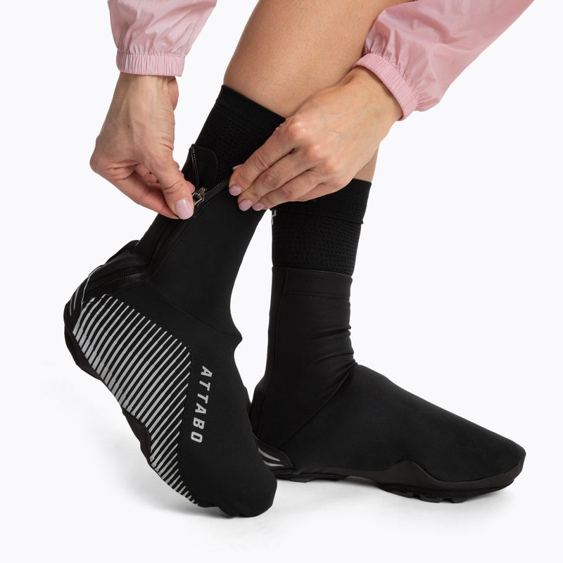 Návleky na cyklistické topánky ATTABO DEFENSE MAX PRO black 3
