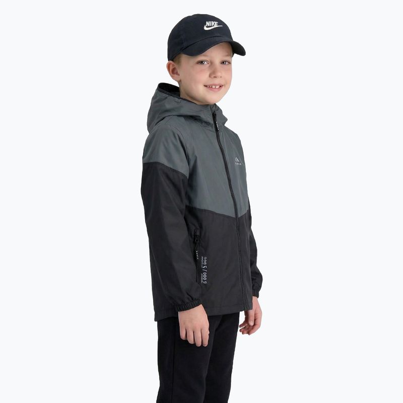 Detská nepremokavá bunda KADVA Fory Jrb gray 3