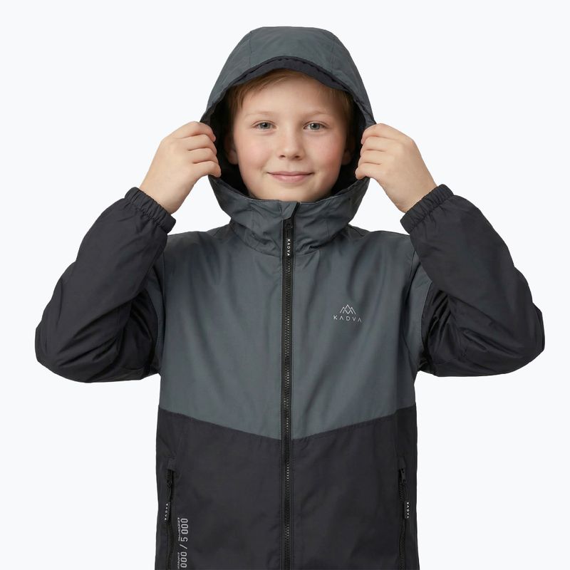 Detská nepremokavá bunda KADVA Fory Jrb gray 5