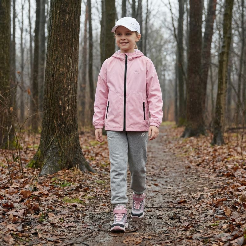 Detská nepremokavá bunda KADVA Fory Jrb pink 10