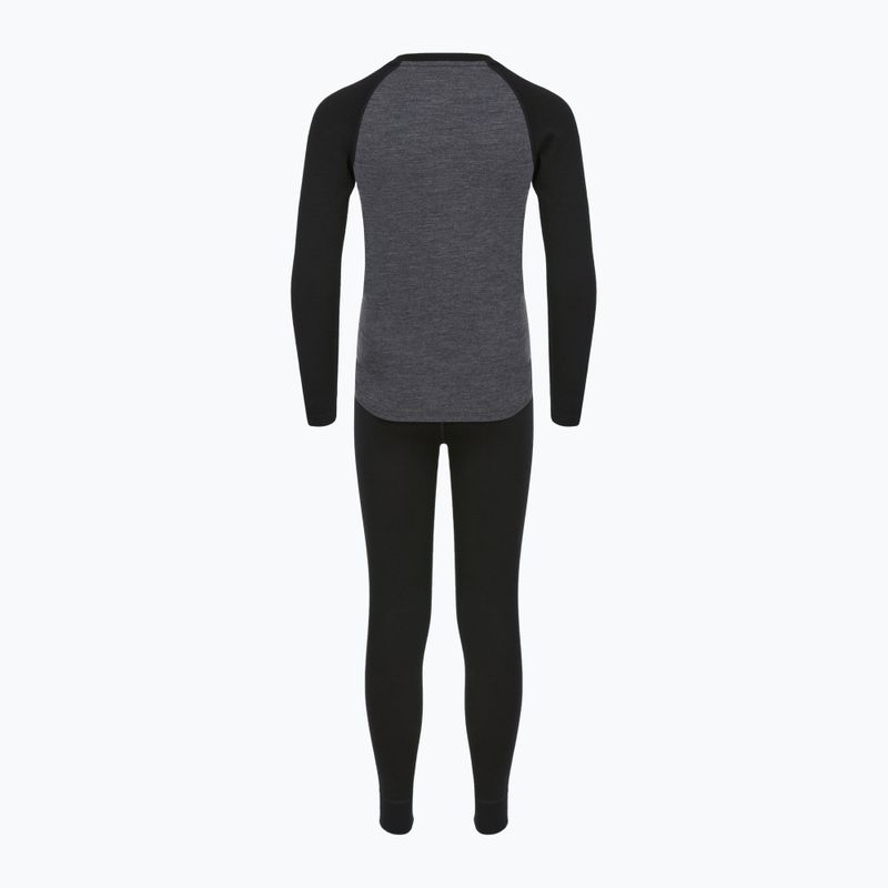 Detský komplet termoprádla WOOLCANO Merino SET0982 gray 9