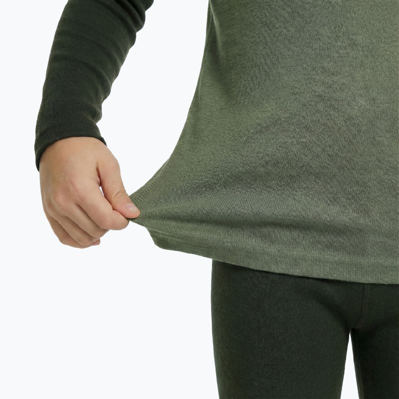 Súprava detskej termoaktívnej bielizne WOOLCANO Merino SET0982 khaki 6