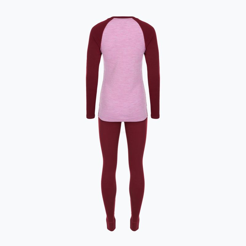 Komplet termoprádla WOOLCANO Merino SET0980 violet 10