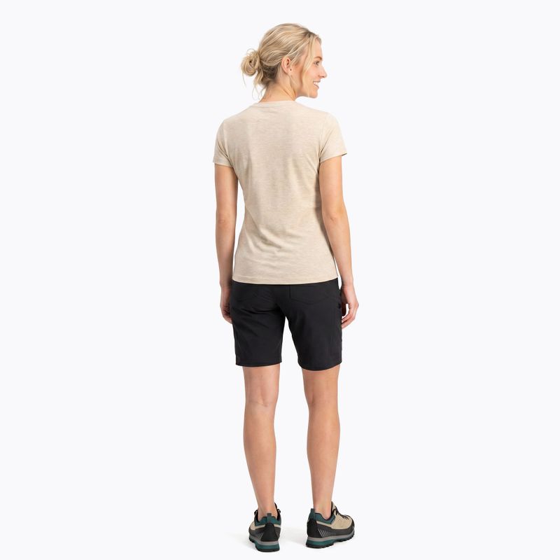 Dámske trekingové tričko KADVA Merivra merino beige 2
