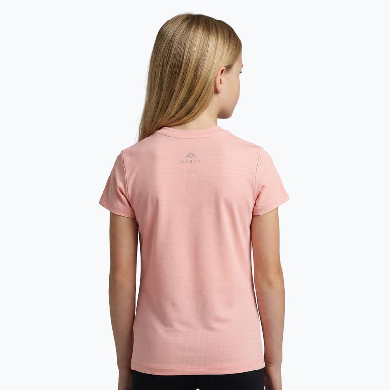 Detské trekingové tričko KADVA TrailCore breathable pink 2