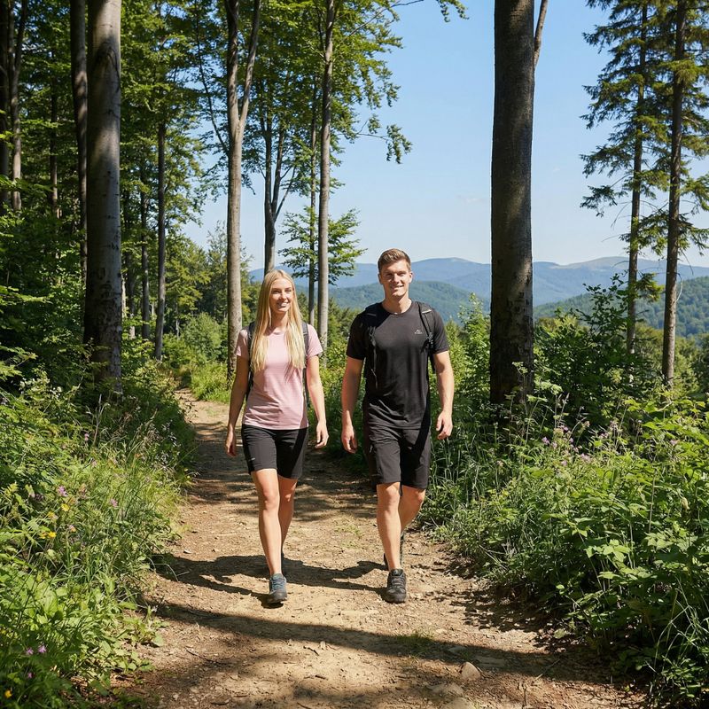 Dámske trekingové tričko KADVA TrailCore breathable pink 5