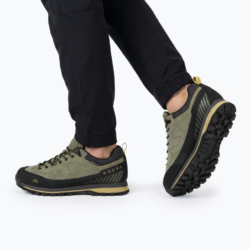Pánske turistické topánky KADVA NEVRA WP low leather green 4