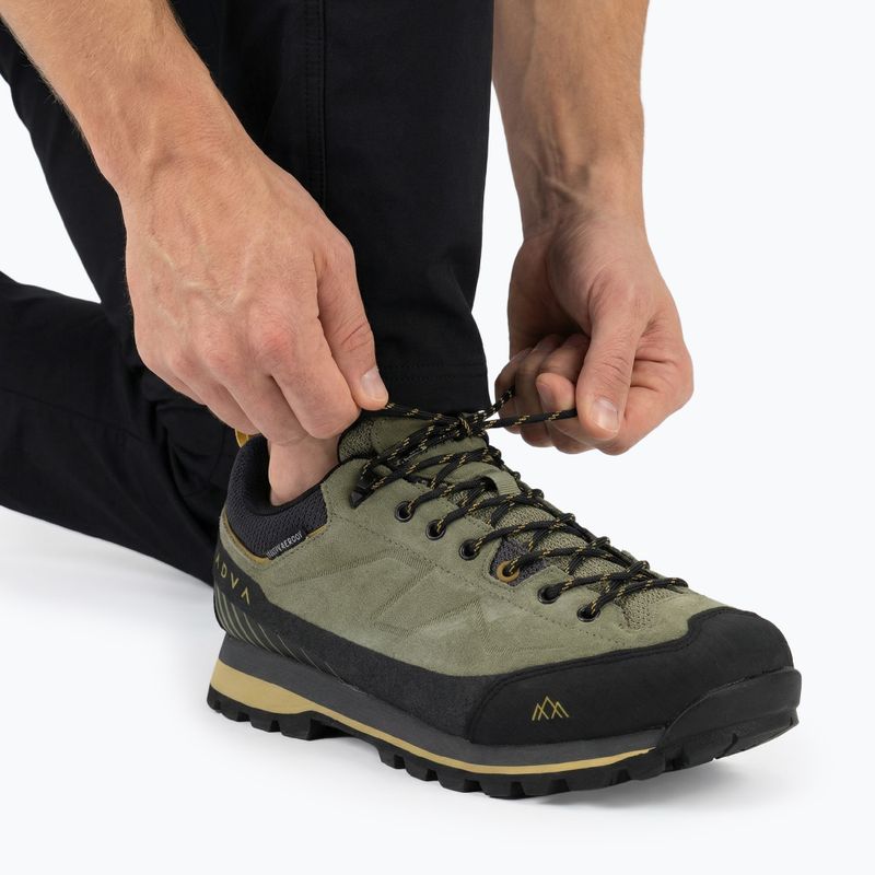 Pánske turistické topánky KADVA NEVRA WP low leather green 5