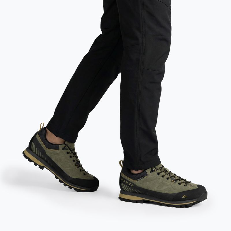 Pánske turistické topánky KADVA NEVRA WP low leather green 2