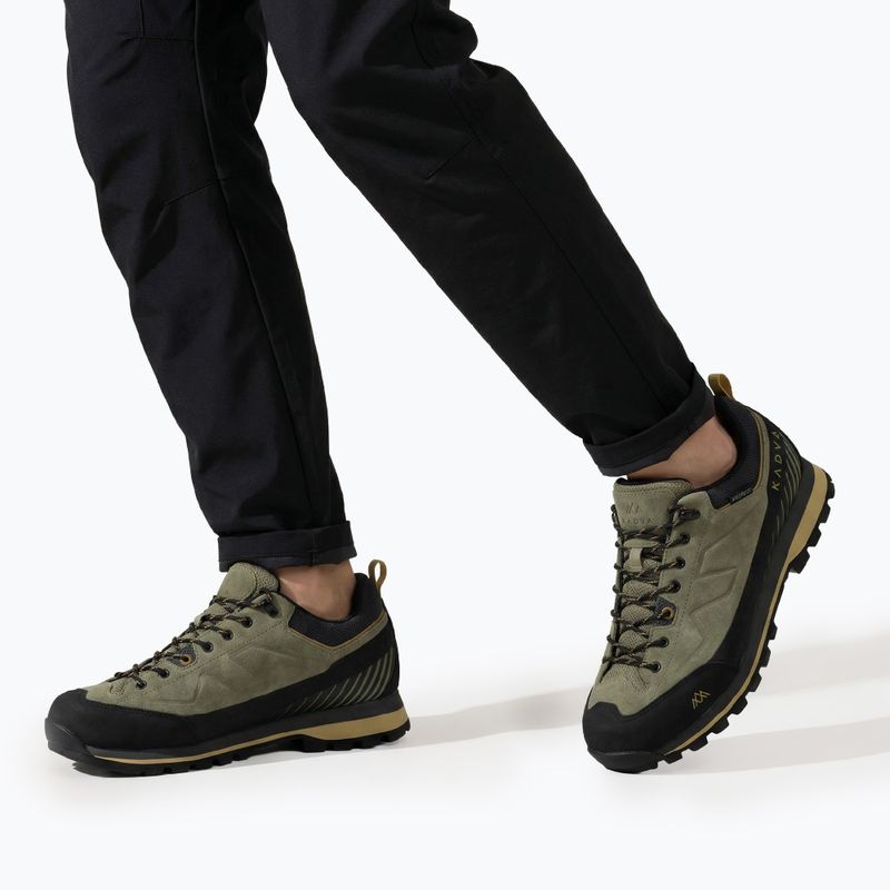 Pánske turistické topánky KADVA NEVRA WP low leather green 3