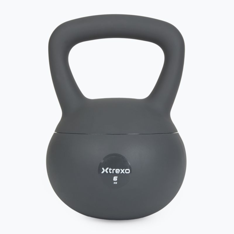 Mäkký kettlebell XTREXO 4 kg grey 7