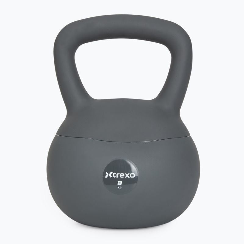 Mäkký kettlebell XTREXO 8 kg grey 7