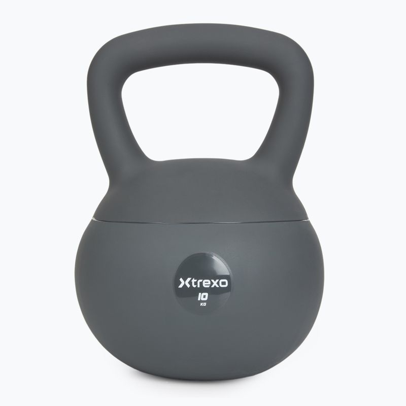 Mäkký kettlebell XTREXO 10 kg grey 7