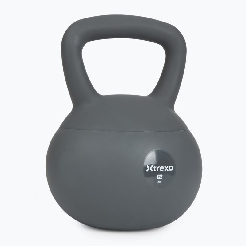 Mäkký kettlebell XTREXO 12 kg grey 8
