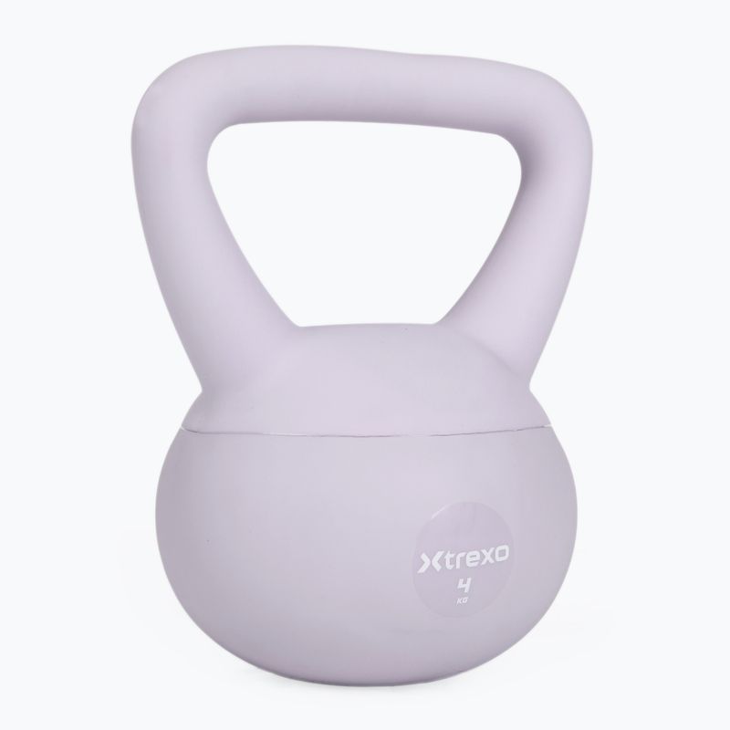 Mäkký kettlebell XTREXO 4 kg purple 7