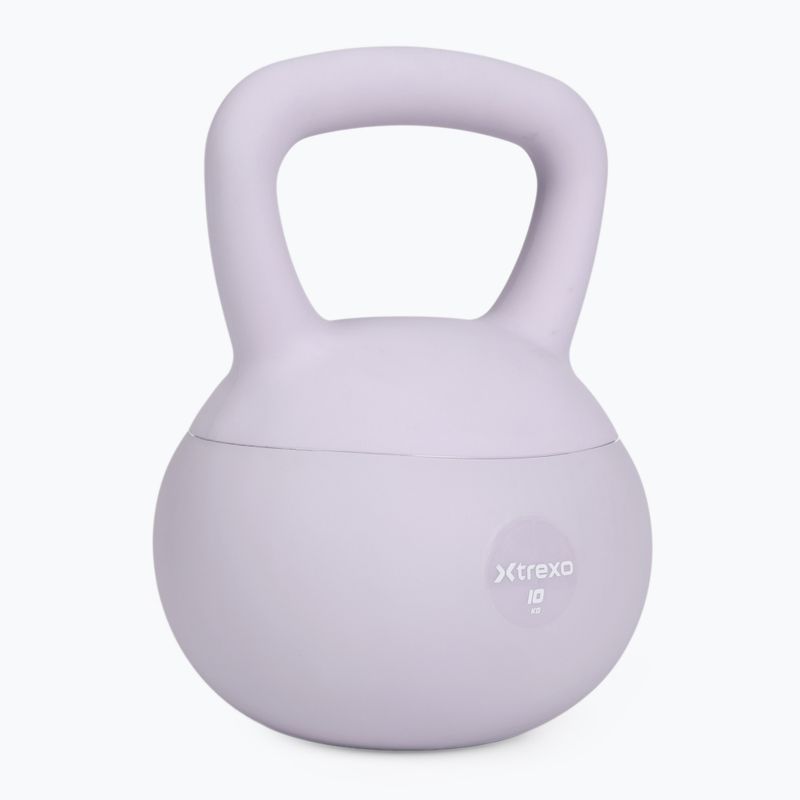 Mäkký kettlebell XTREXO 10 kg purple 7