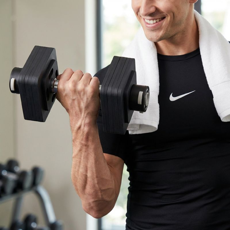 Nastaviteľná činka XTREXO 15 kg black 3