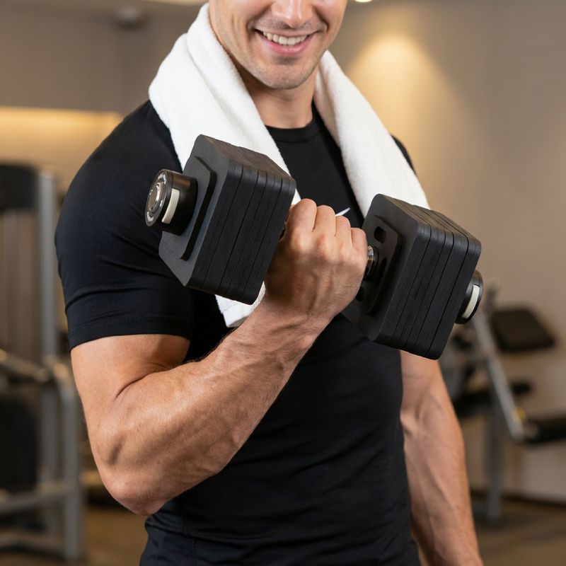 Nastaviteľná činka XTREXO 23 kg black 3