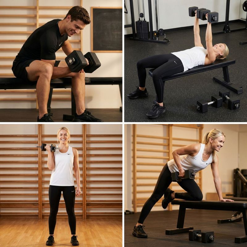 Nastaviteľná činka XTREXO 23 kg black 5