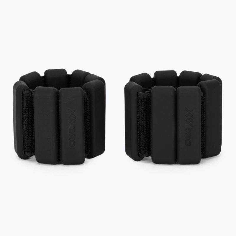 Závažia na členky a zápästia XTREXO SCULPT 2 x 0,5 kg čierna
