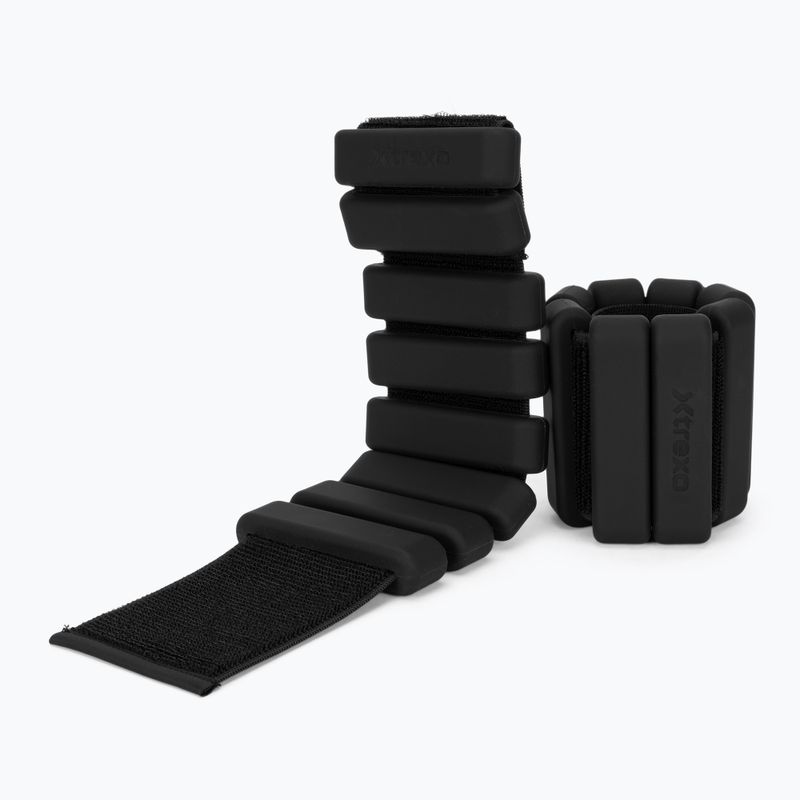 Závažia na členky a zápästia  XTREXO SCULPT 2 x 1 kg black 3