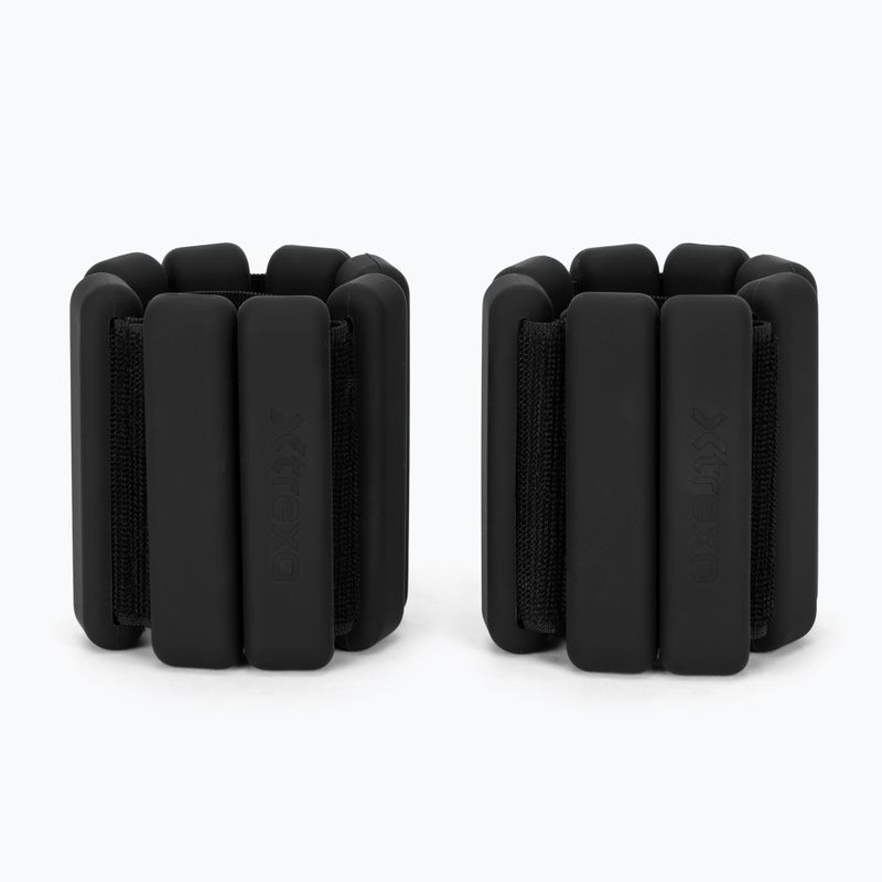 Závažia na členky a zápästia XTREXO SCULPT 2 x 1.5 kg čierna