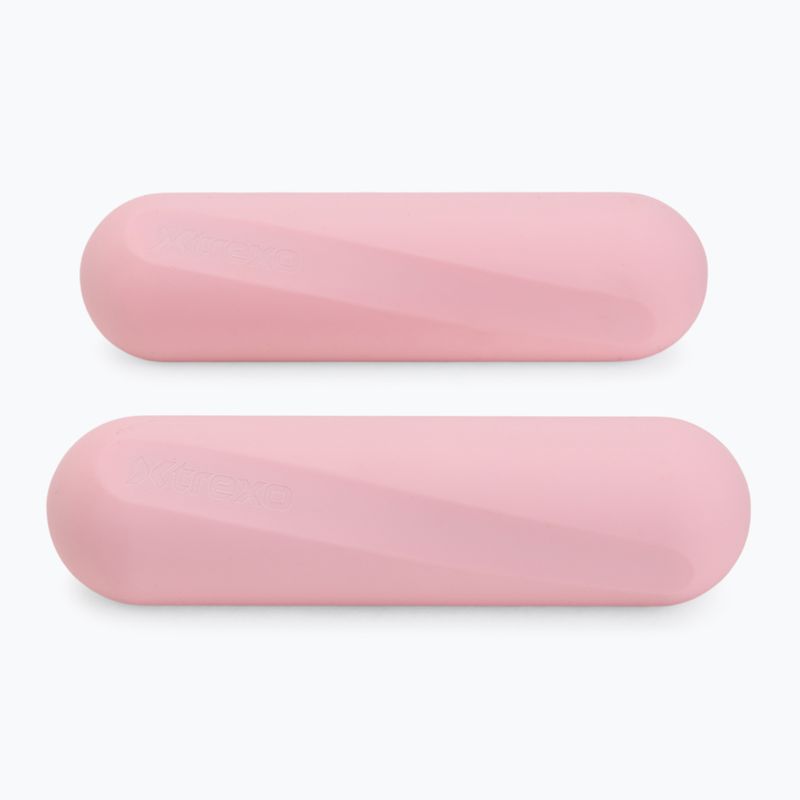 Sada činiek XTREXO SCULPT 2 x 1 kg pink 4