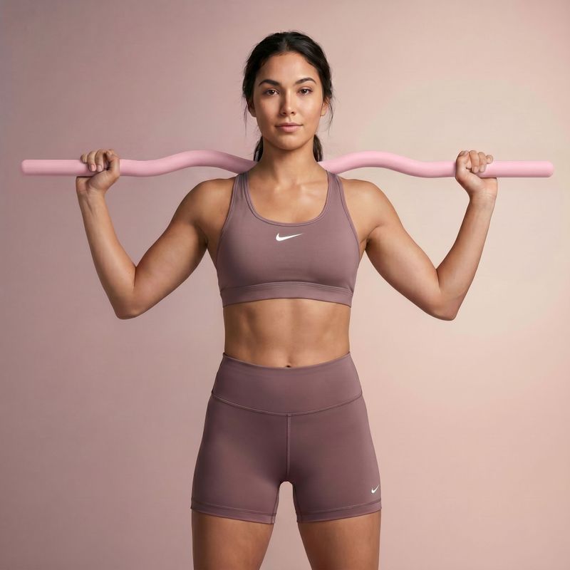 Lomená hrazda XTREXO SCULPT 110 cm ružová 4