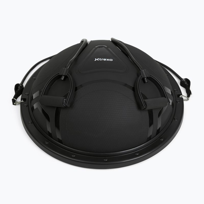 Gymnastická lopta XTREXO proFIT with bands black 3